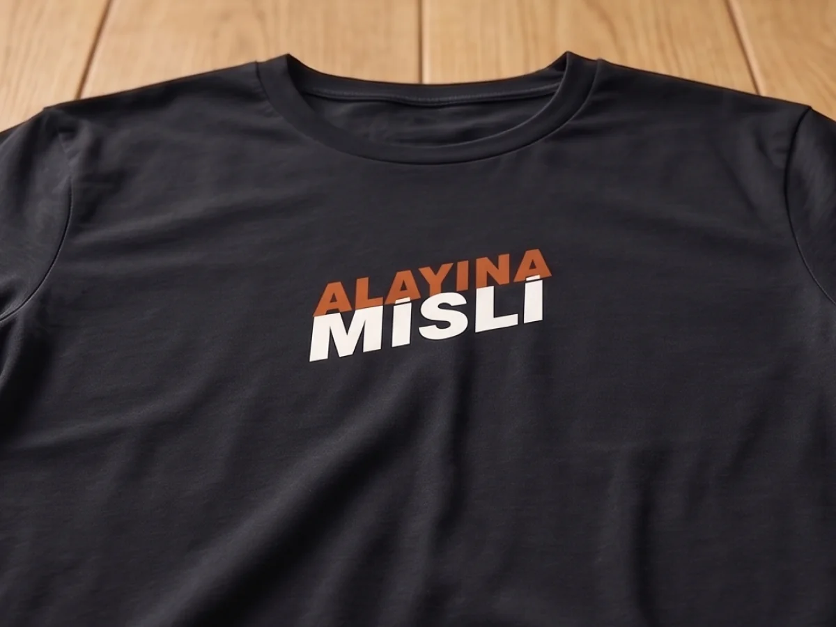 Kurumsal t-shirt kaliteli emprime baskı