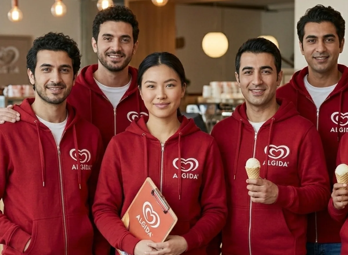 Algida Fermuarlı Ekip Hoodie Projesi